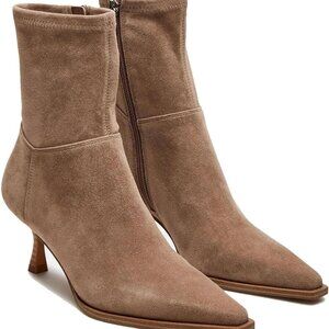 Women's Ankle Boots - Brown, 5.5, Trendy
